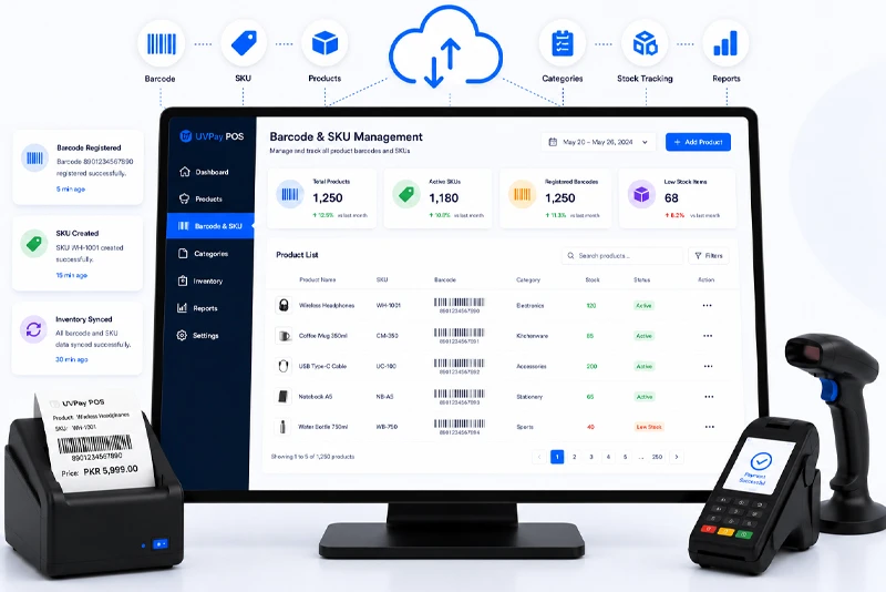 UVPay POS Checkout Terminal
